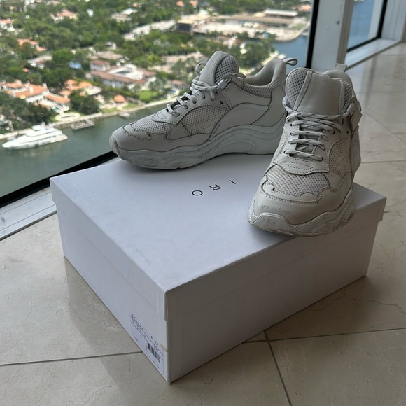 Iro Curve Runner sneakers in off white beige taupe 40 - Picture 4 of 9